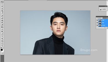 cara mewarnai rambut di photoshop