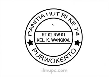 cara membuat stempel melingkar di Photoshop