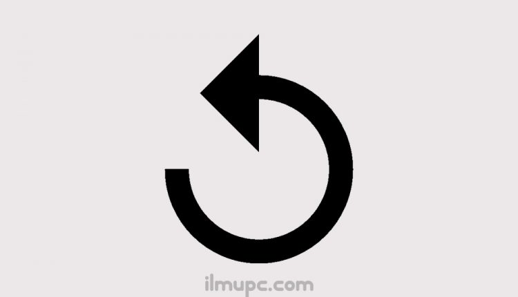 cara undo berkali kali di Photoshop