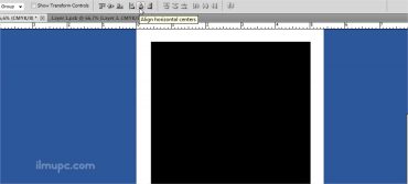 Align horizontal centers