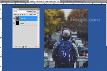 proses membuat frame foto polaroid di photoshop